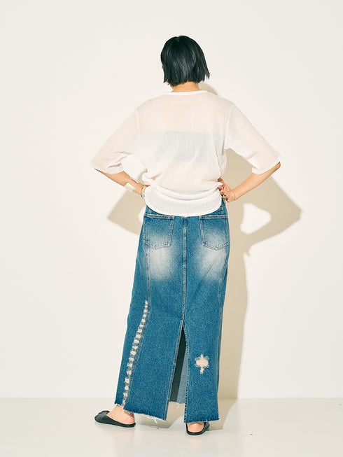 DENIM MERMAID SK /Y252-21052